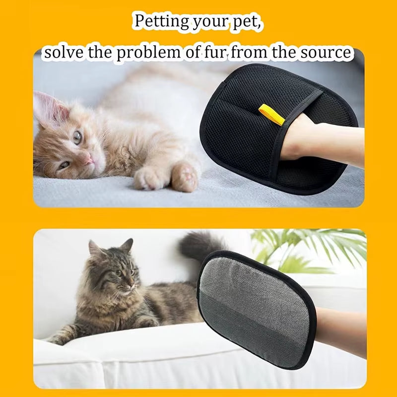 Pet Hair Remover Glove – Reusable Fur Cleaning Brush