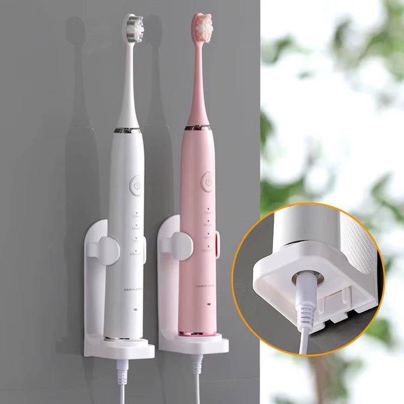 Adjustable Toothbrush Holder – Wall-Mounted & Non-Slip Stand