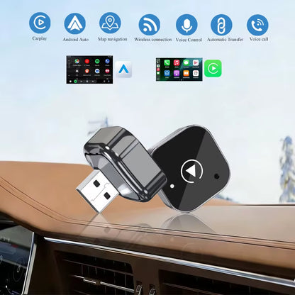 2-in-1 Wireless CarPlay & Android Auto Adapter