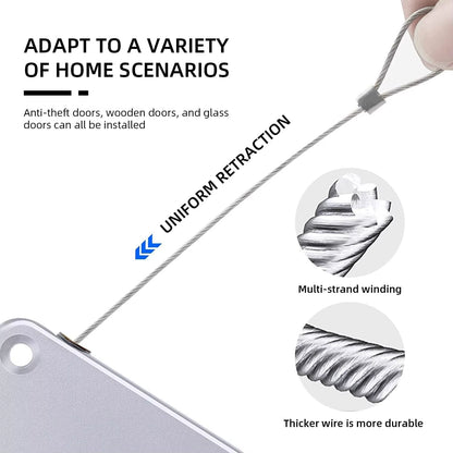 Automatic Door Closer – Punch-Free Adjustable Soft-Close System