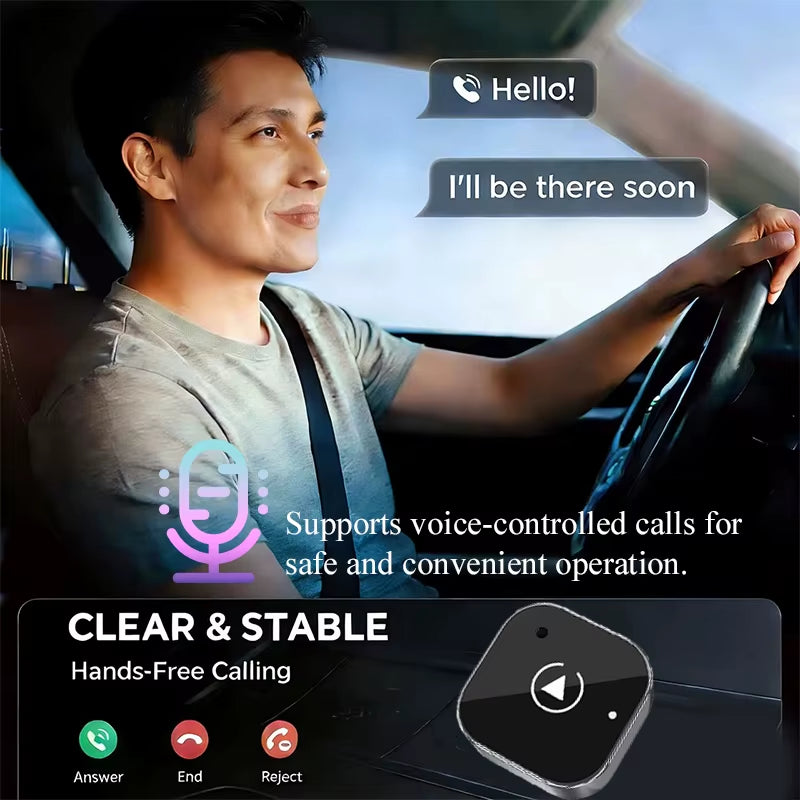 2-in-1 Wireless CarPlay & Android Auto Adapter
