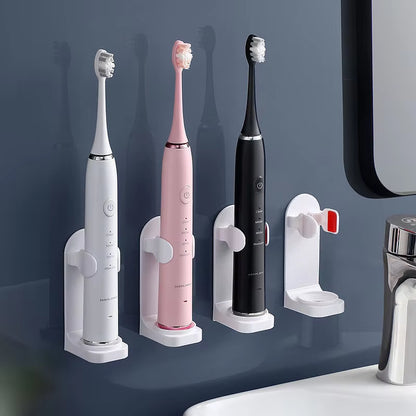 Adjustable Toothbrush Holder – Wall-Mounted & Non-Slip Stand