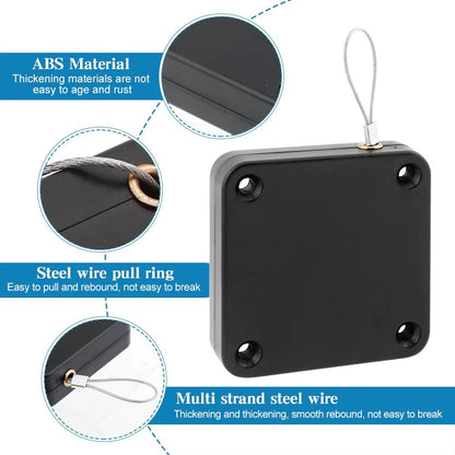 Automatic Door Closer – Punch-Free Adjustable Soft-Close System