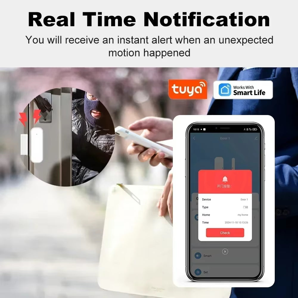 Smart Zigbee Door & Window Sensor