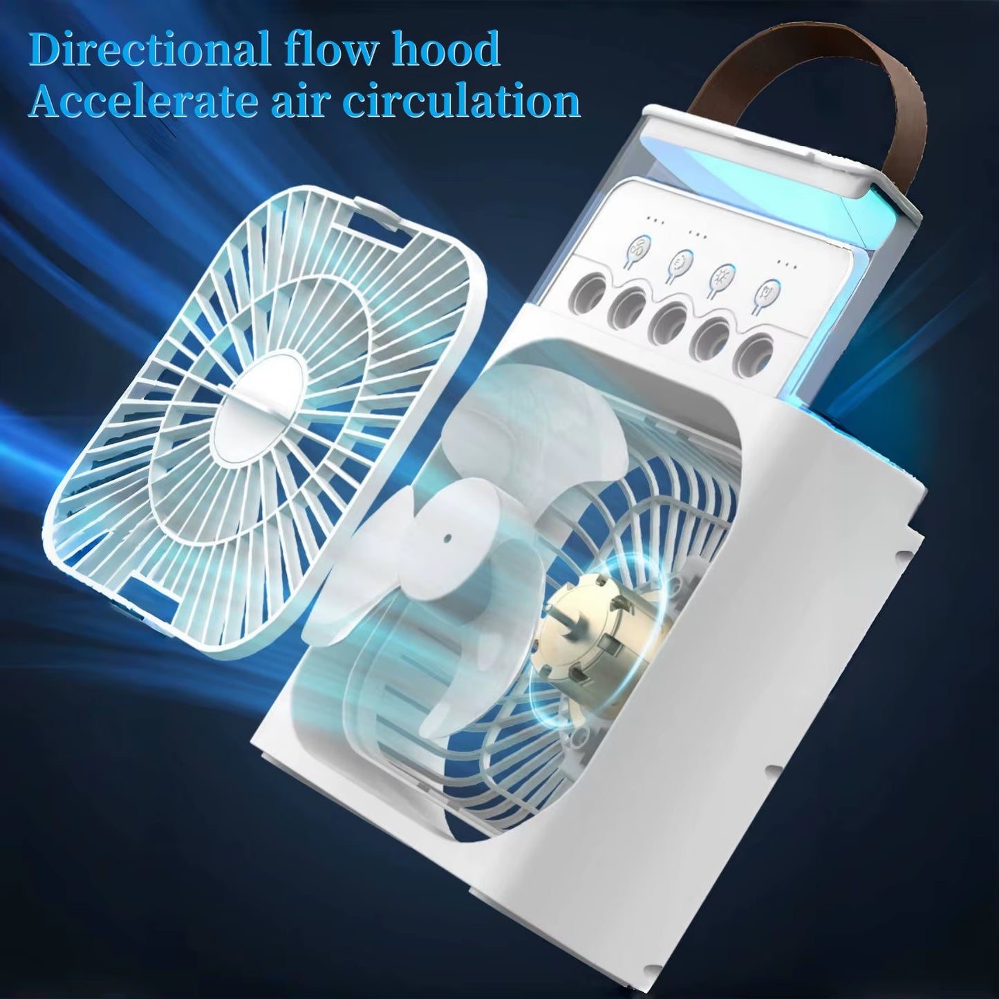 Three-In-One Portable Cooling Fan 