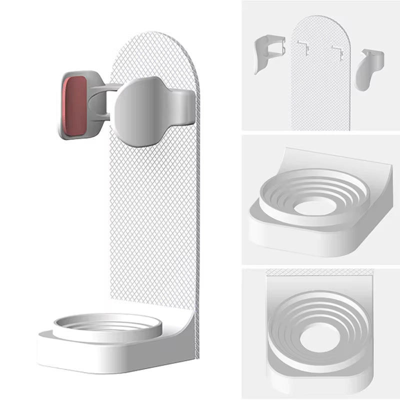 Adjustable Toothbrush Holder – Wall-Mounted & Non-Slip Stand