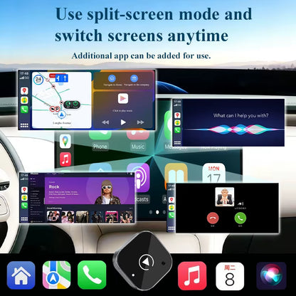 2-in-1 Wireless CarPlay & Android Auto Adapter
